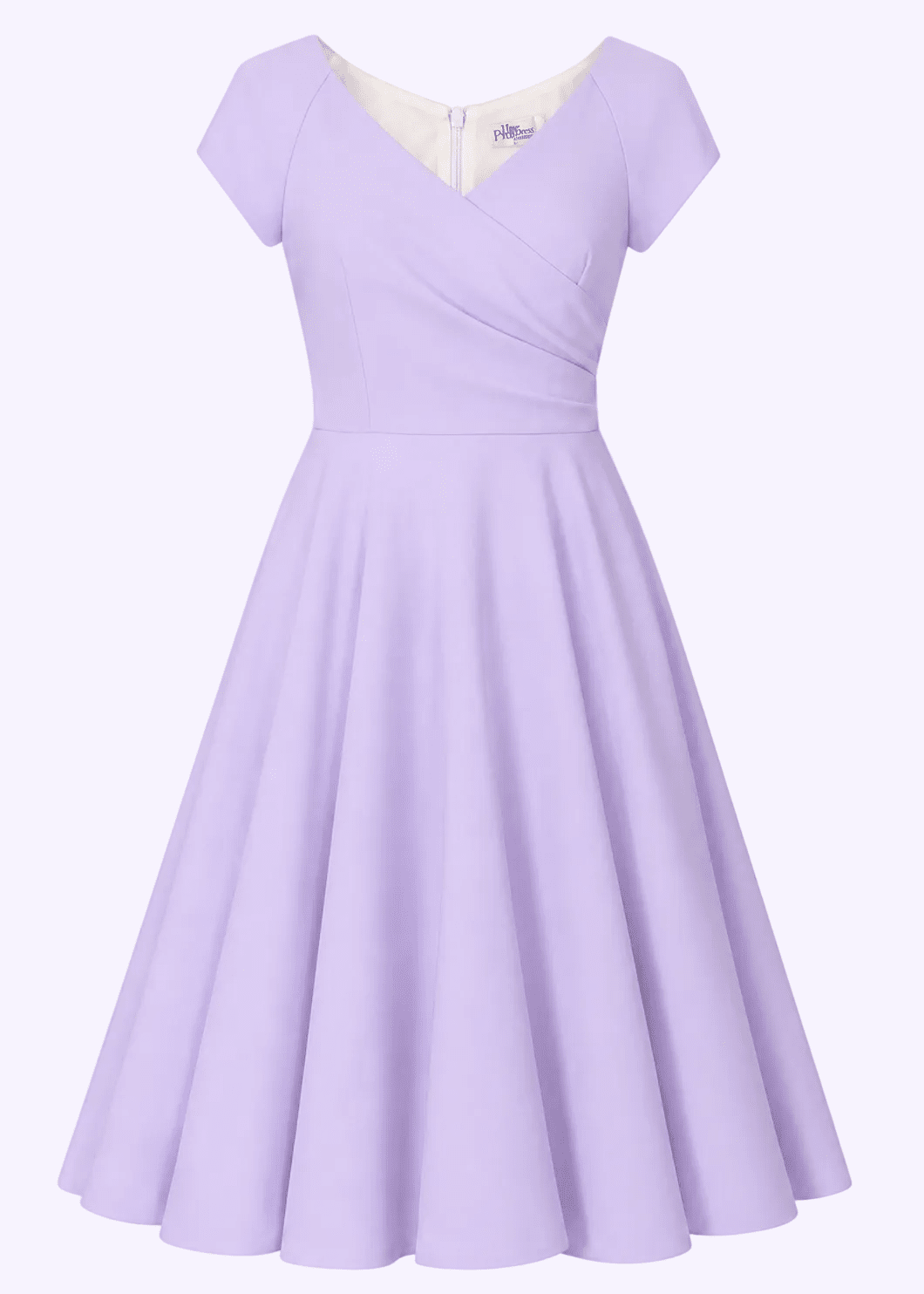 1950'er Hourglass swing kjole - lyng lilla swing kjole Pretty Dress Company