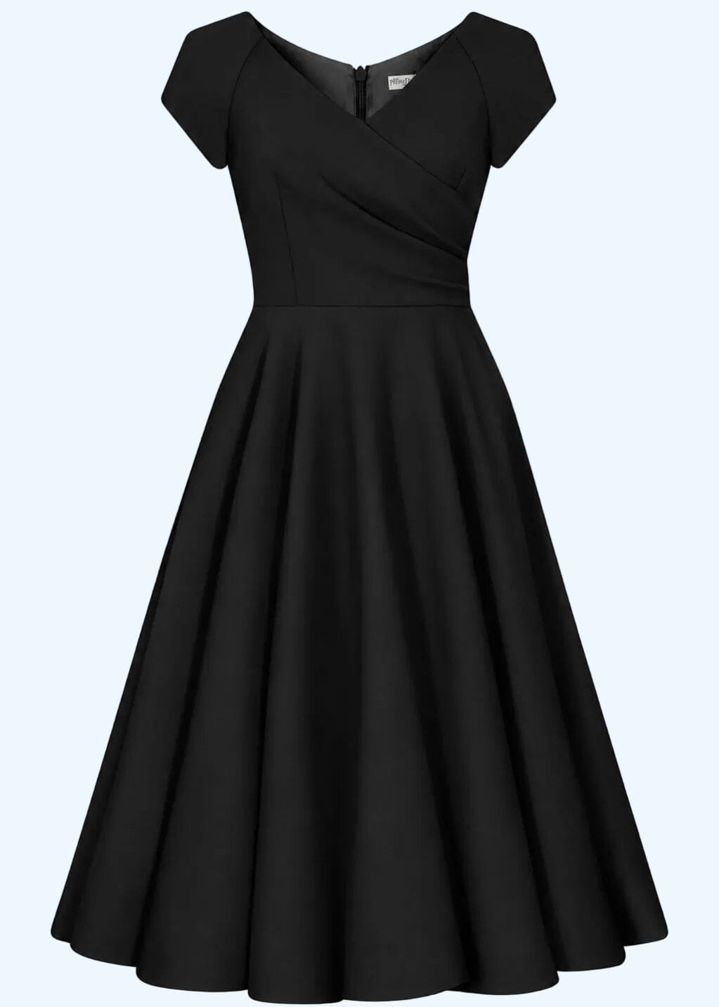 black swing dress with sleeves This Is It Black Swing Dress, X-Large - The Mint Julep Boutique