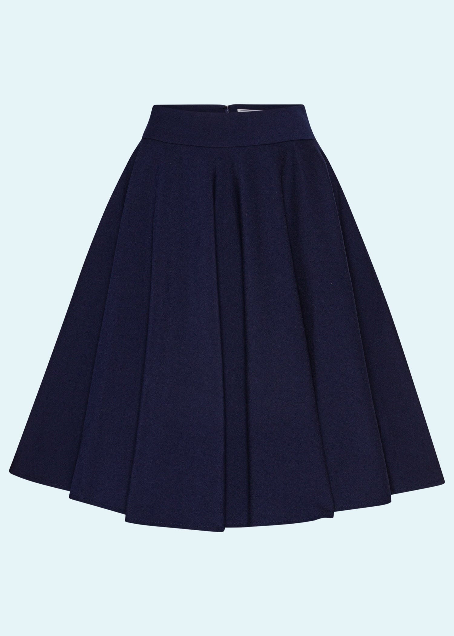 1950'er stils swingnederdel i navy blå Nederdel Daisy Dapper