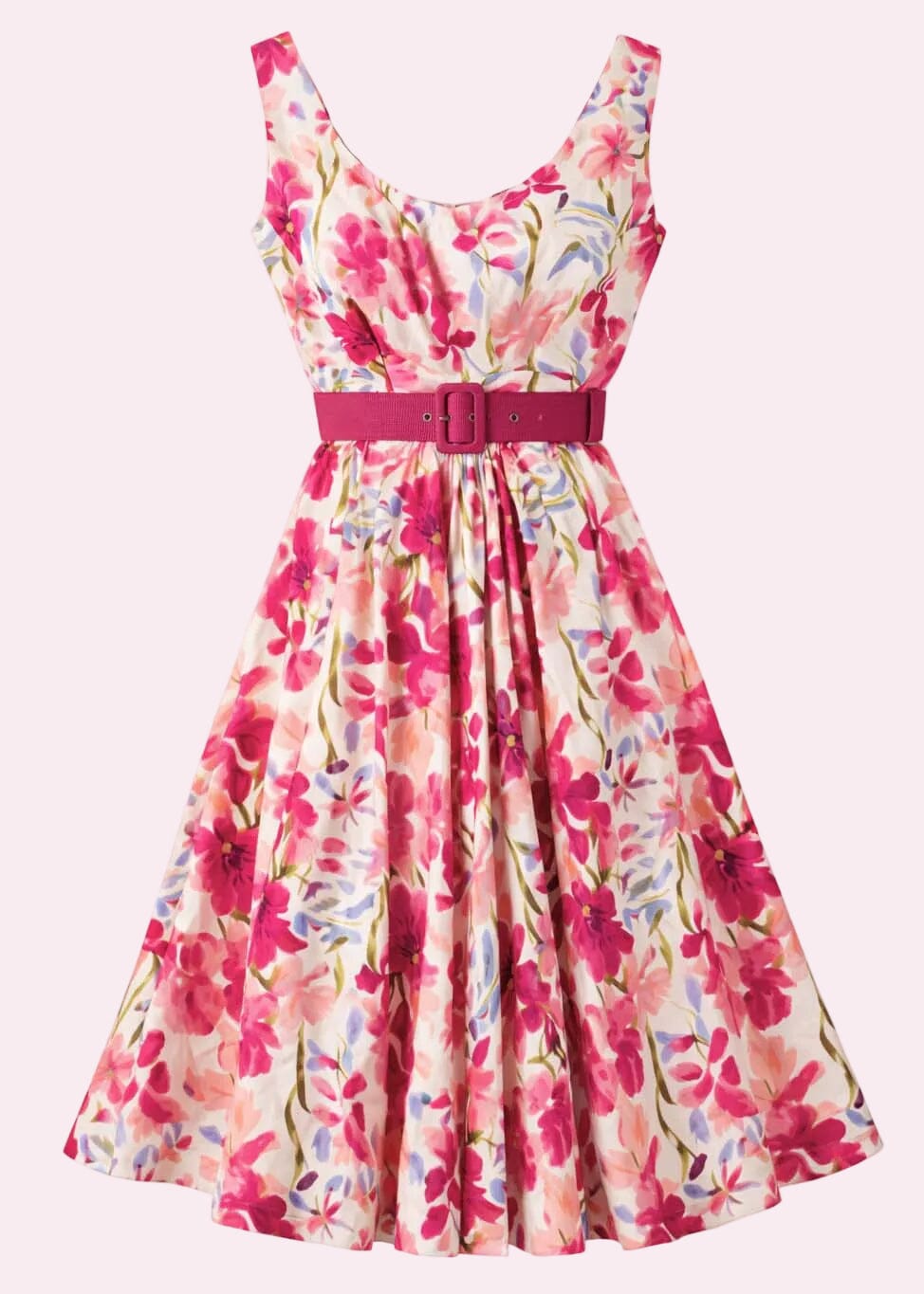 m&s pink floral dress Appliqued Pink Camisole Floral Tulle Dress GM00142