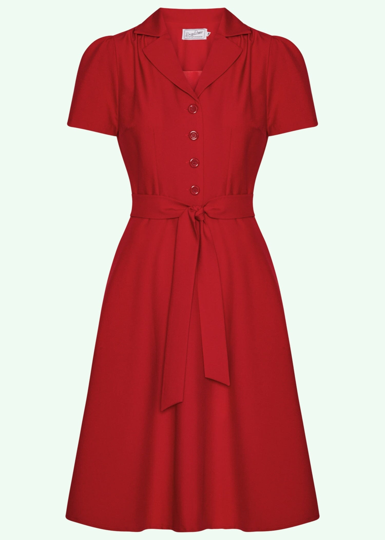 betty red dress Girl In Mind Betty Asymmetric Red Midi Dress Love My Apparel