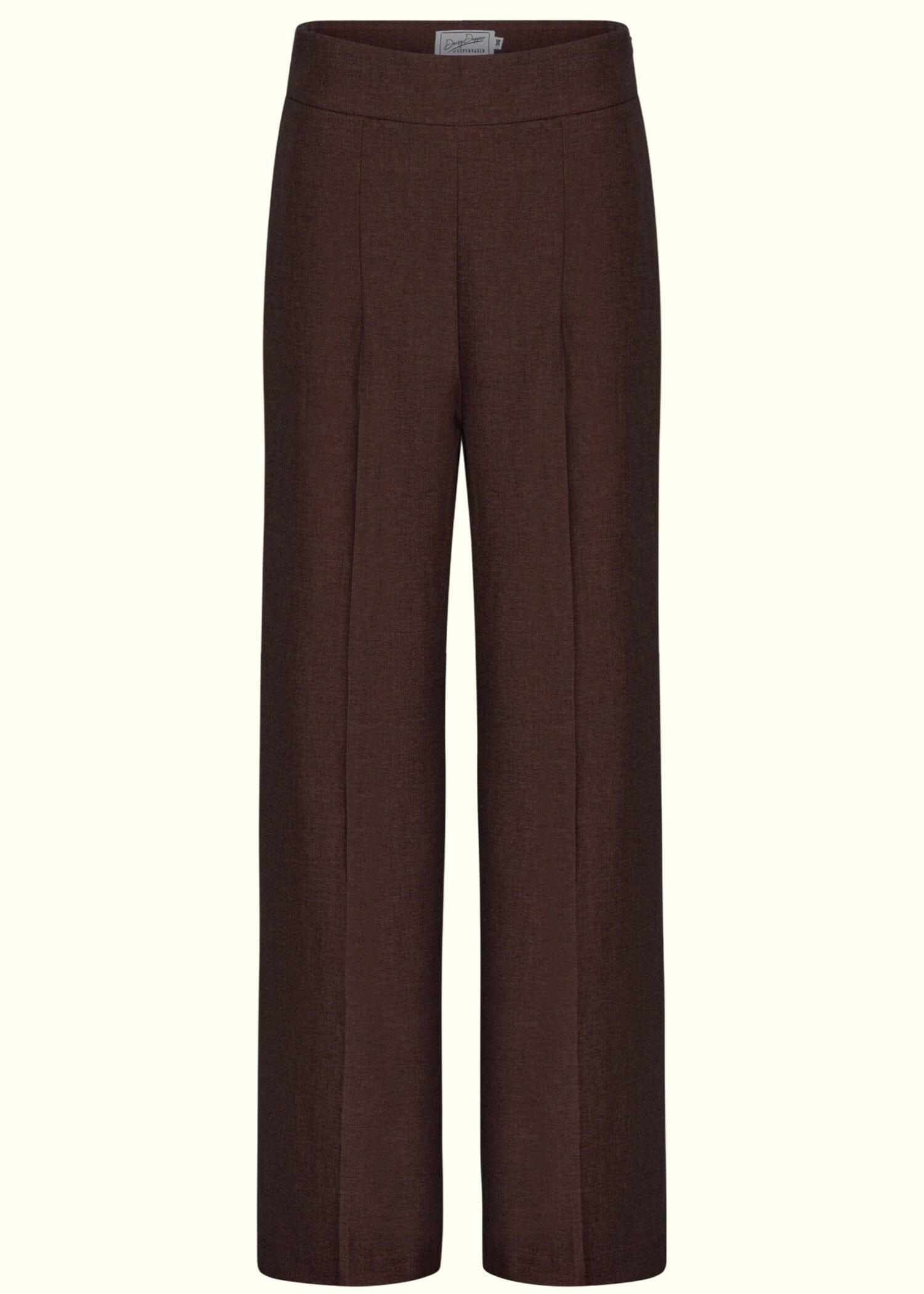 Billie højtaljede bukser i brun bukser Daisy Dapper