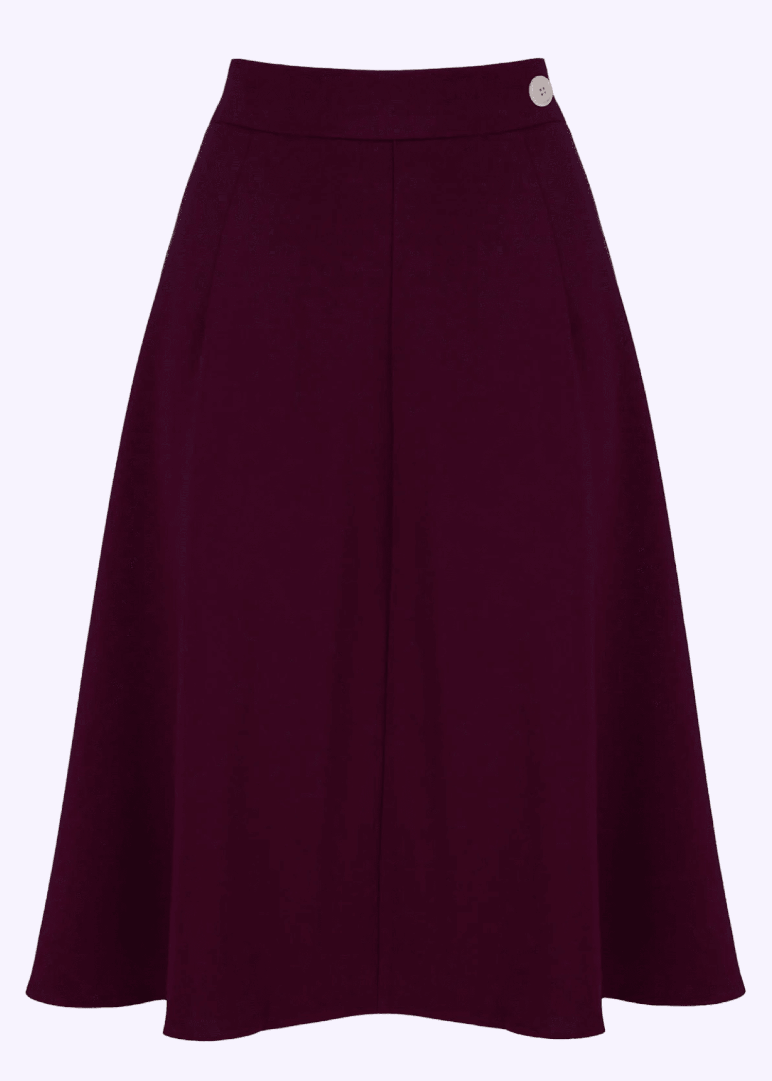 Classic A-line nederdel i Aubergine aline nederdel Weekend Doll