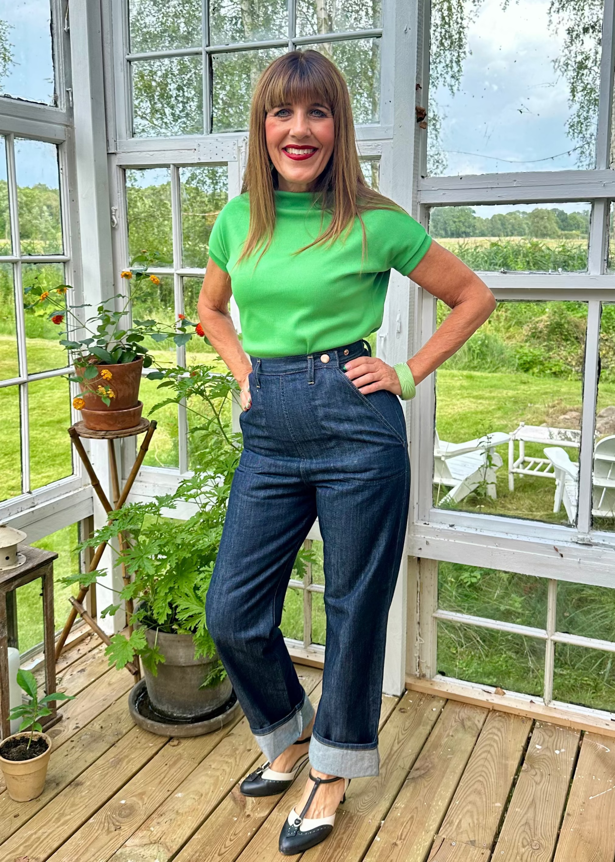 Classic Lite jeans i mørkeblå bukser Freddies Of Pinewood