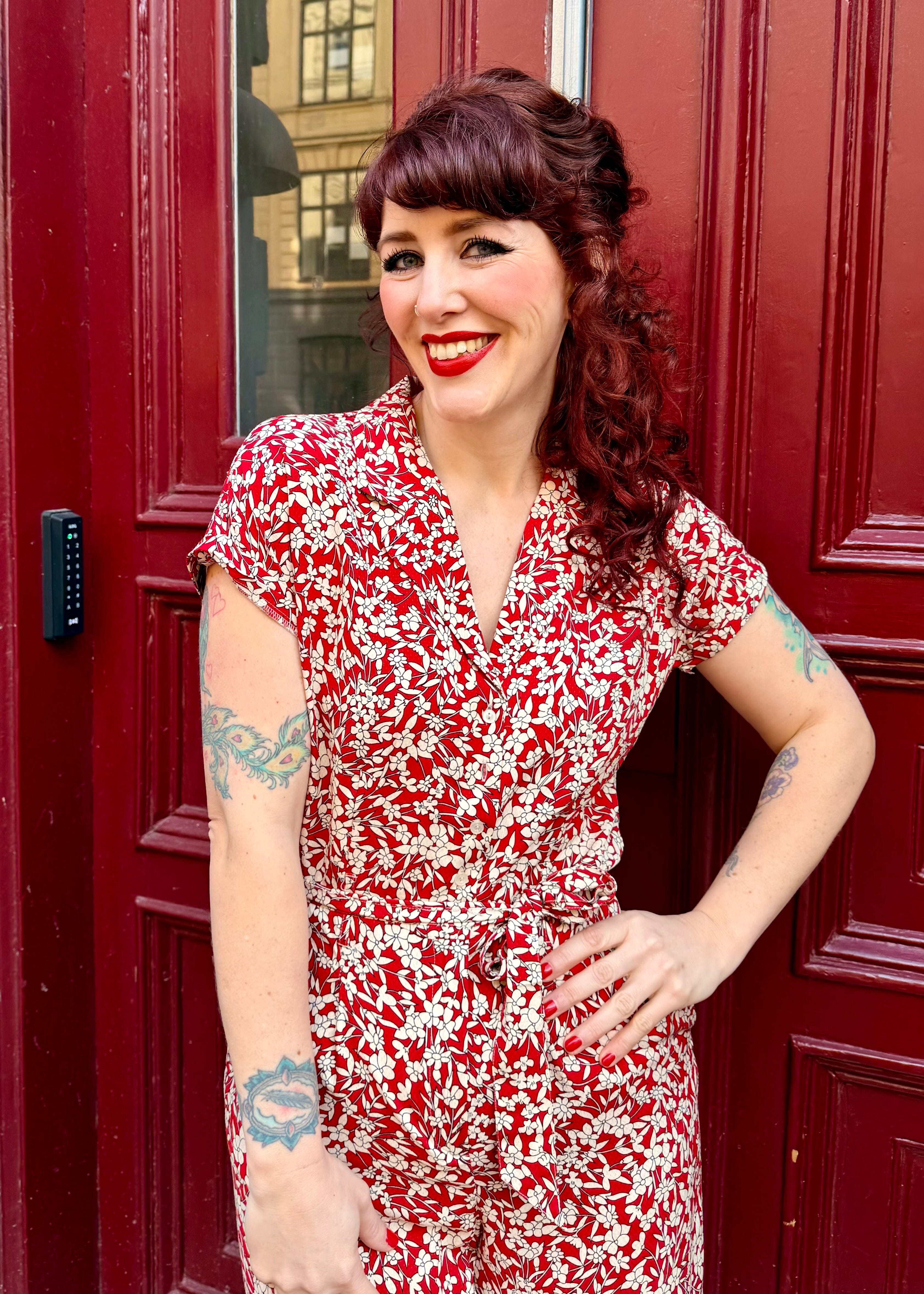 Daisy buksedragt i paradis print buksedragt King Louie