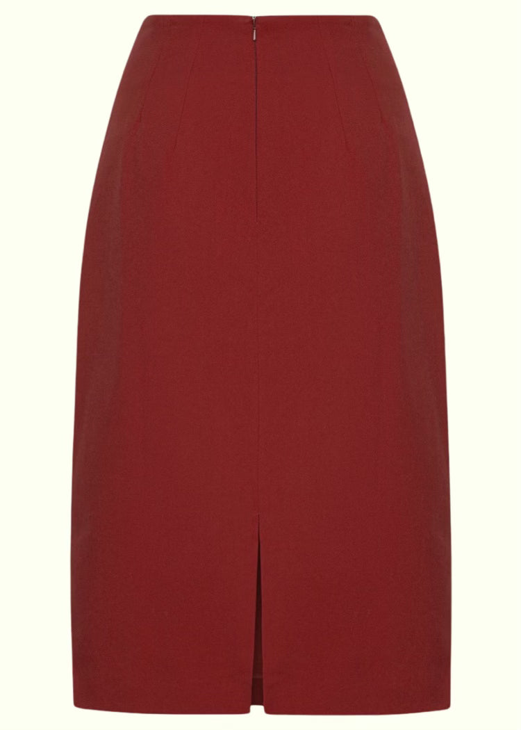 Daisy Dapper: 1950'er stils pencil nederdel i Brick Daisy Dapper