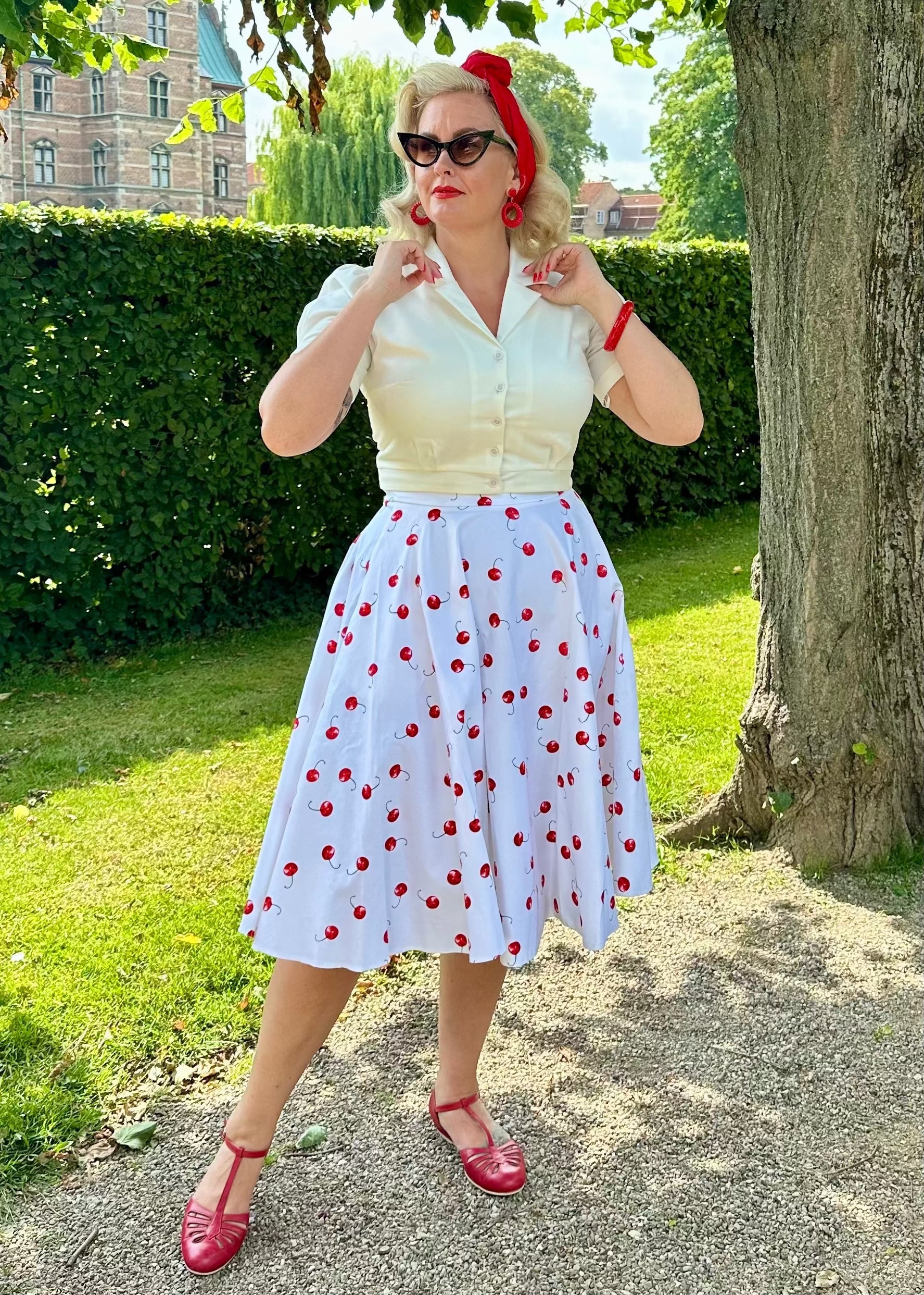 Daisy kortærmet skjorte i hvid kortærmet skjorte Daisy Dapper
