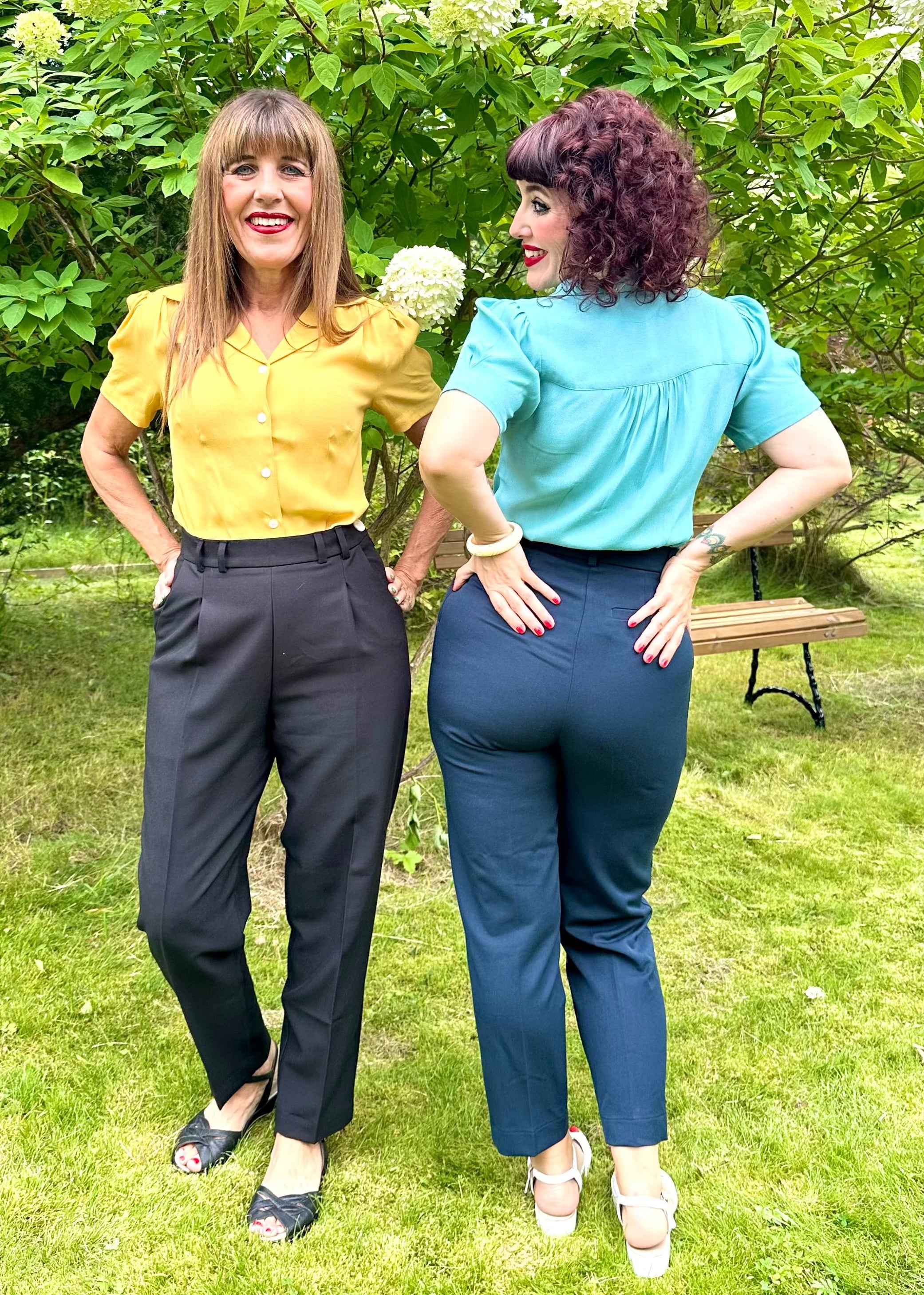 Dorothy Cigarette bukser i navy blå bukser Weekend Doll