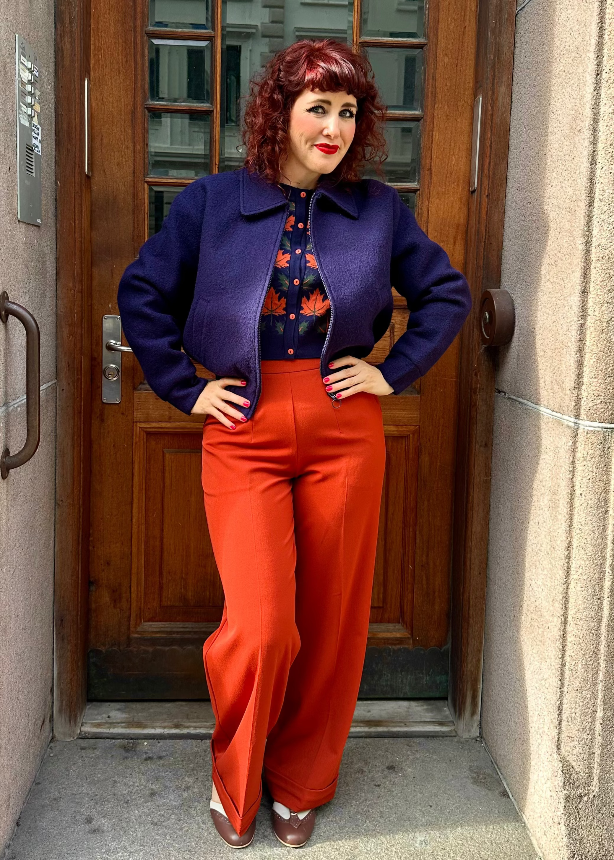 Fay jakke i navy uld jakke King Louie