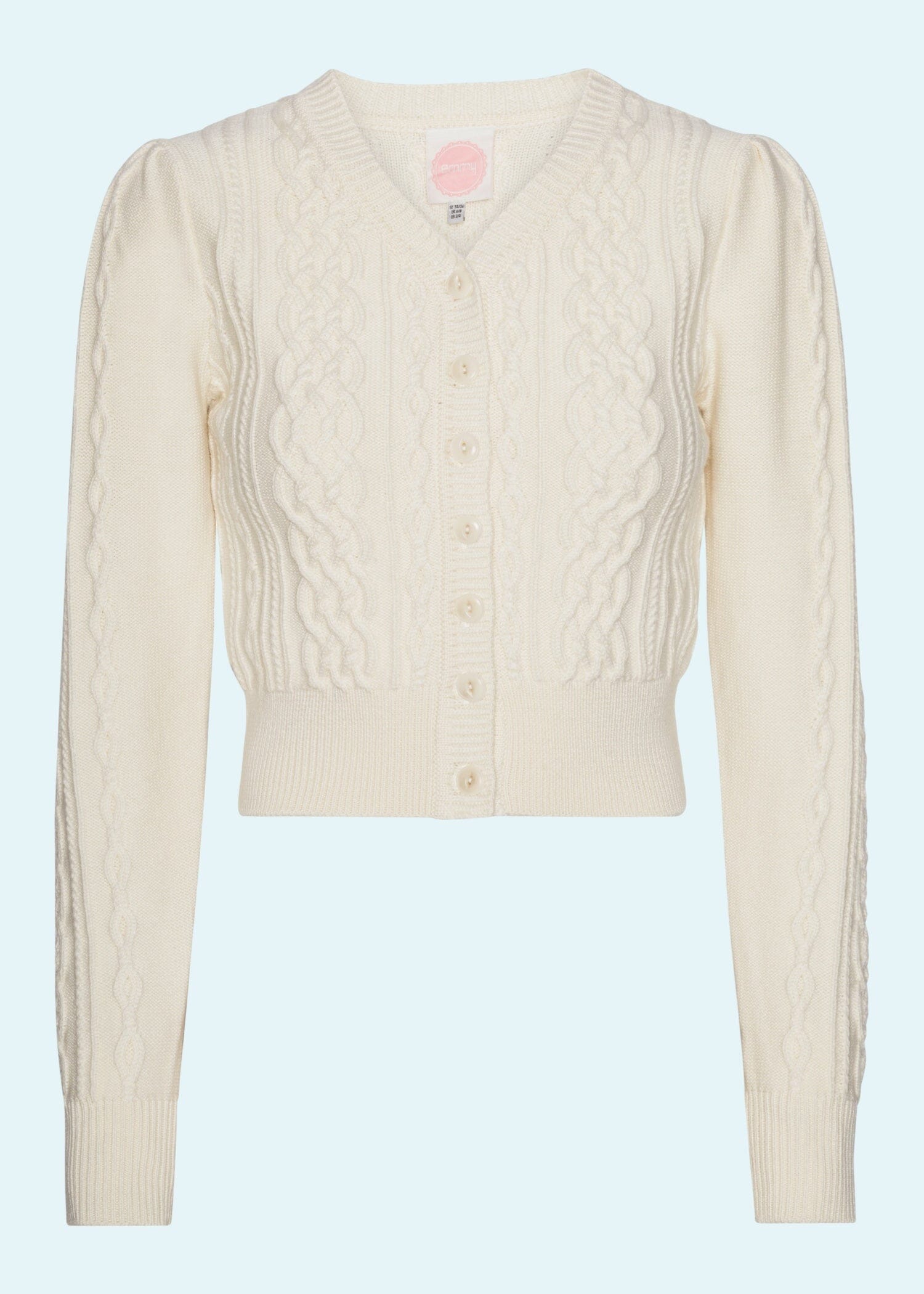 Ice Breaker Cardigan in natural white from Emmy Design