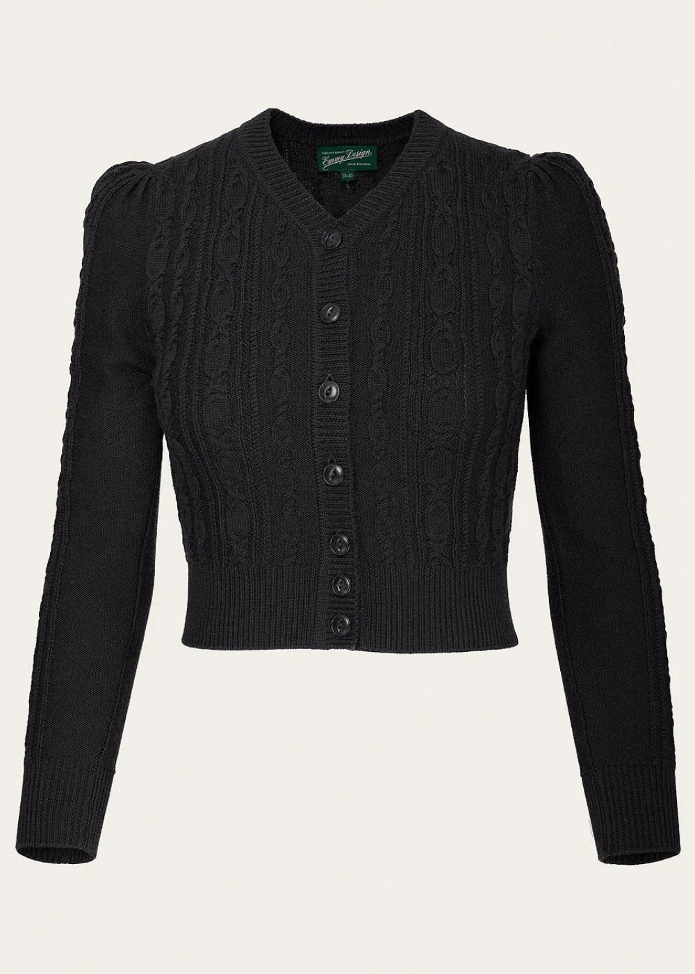Ice Skater Cardigan - Black cardigan Emmy Design