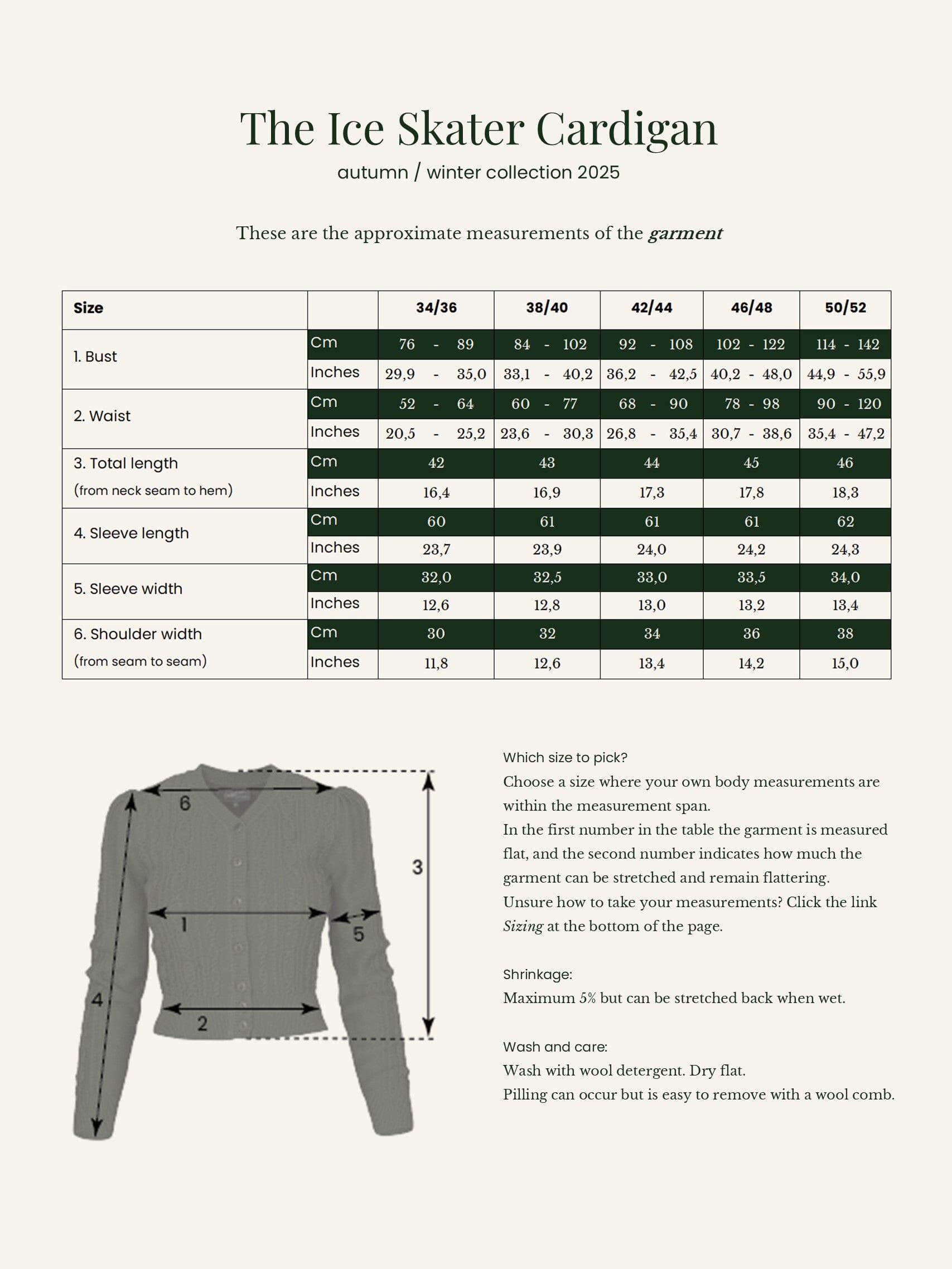 Ice Skater Cardigan i maroon melange merinould cardigan Emmy Design