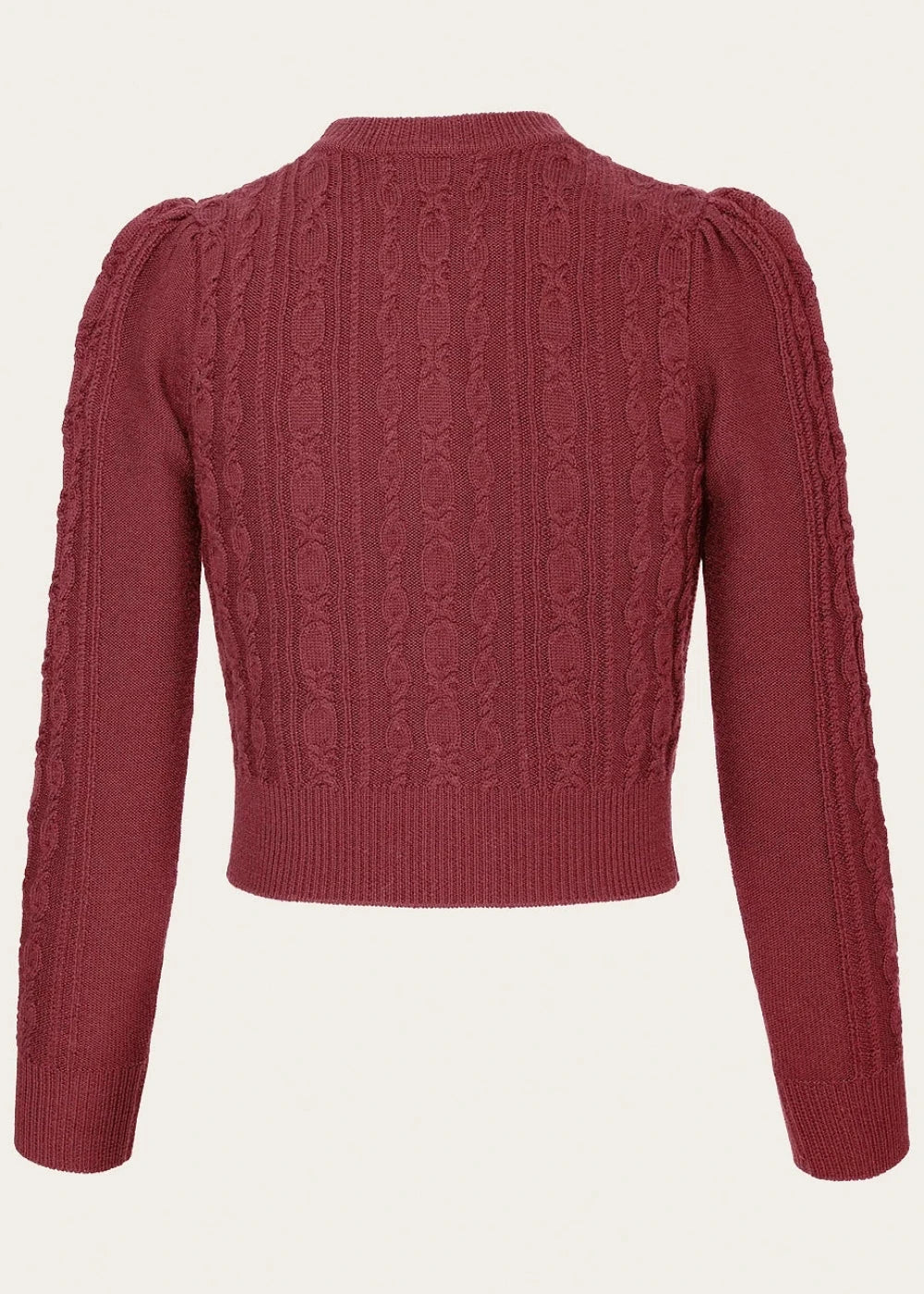 Ice Skater Cardigan - Rust cardigan Emmy Design