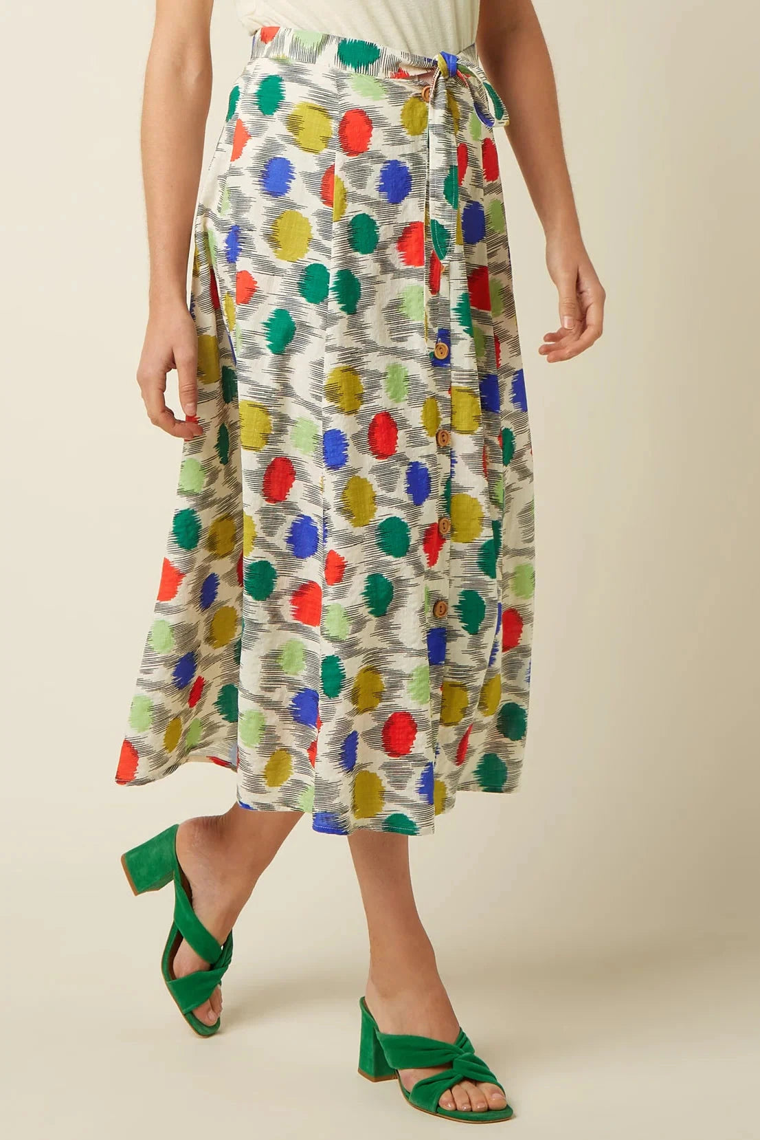Judy Midi nederdel - Ice Cream midi nederdel King Louie