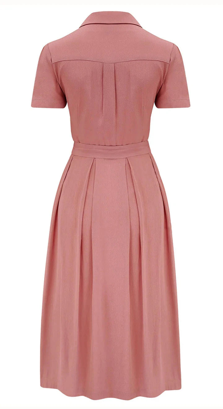 Katherine skjortekjole i rosa skjortekjole Weekend Doll