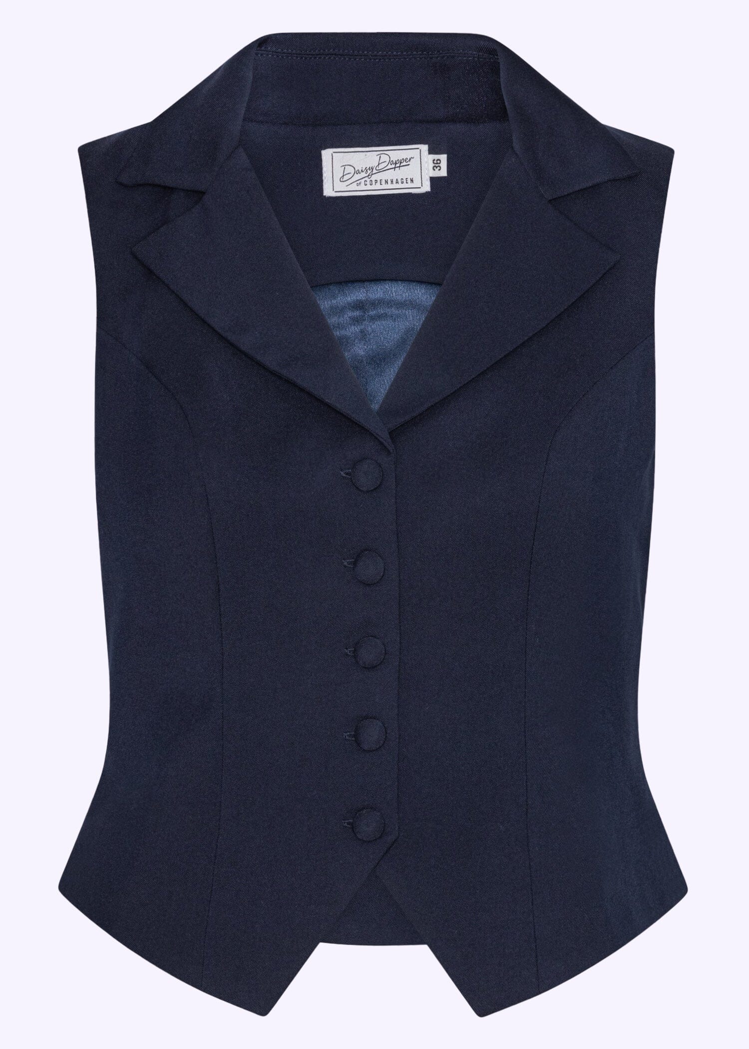 Klassisk vest i navy blå vest Daisy Dapper