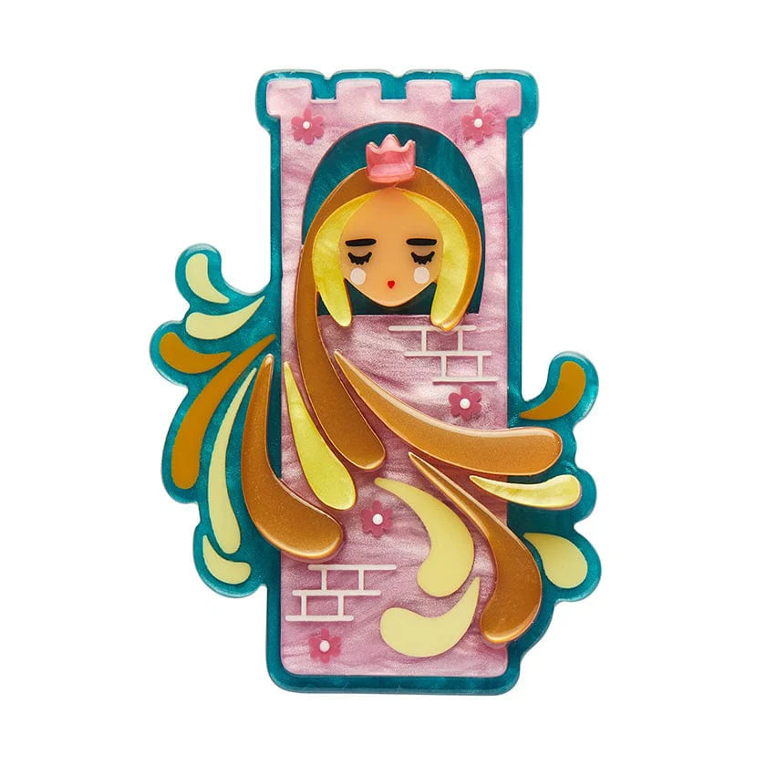 Let Your Hair Down Brooch Accessories Erstwilder