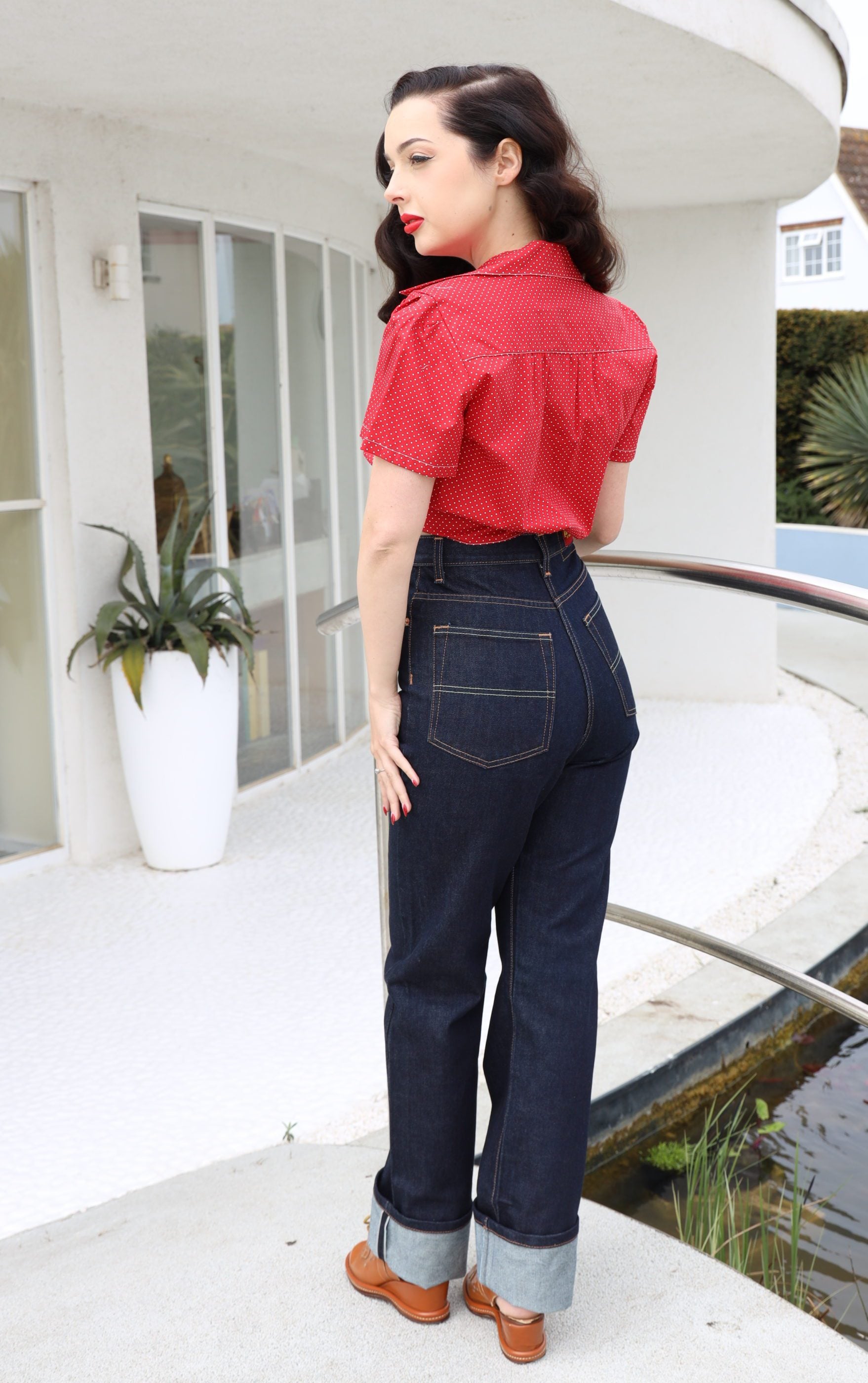 Norma jeans in dark blue