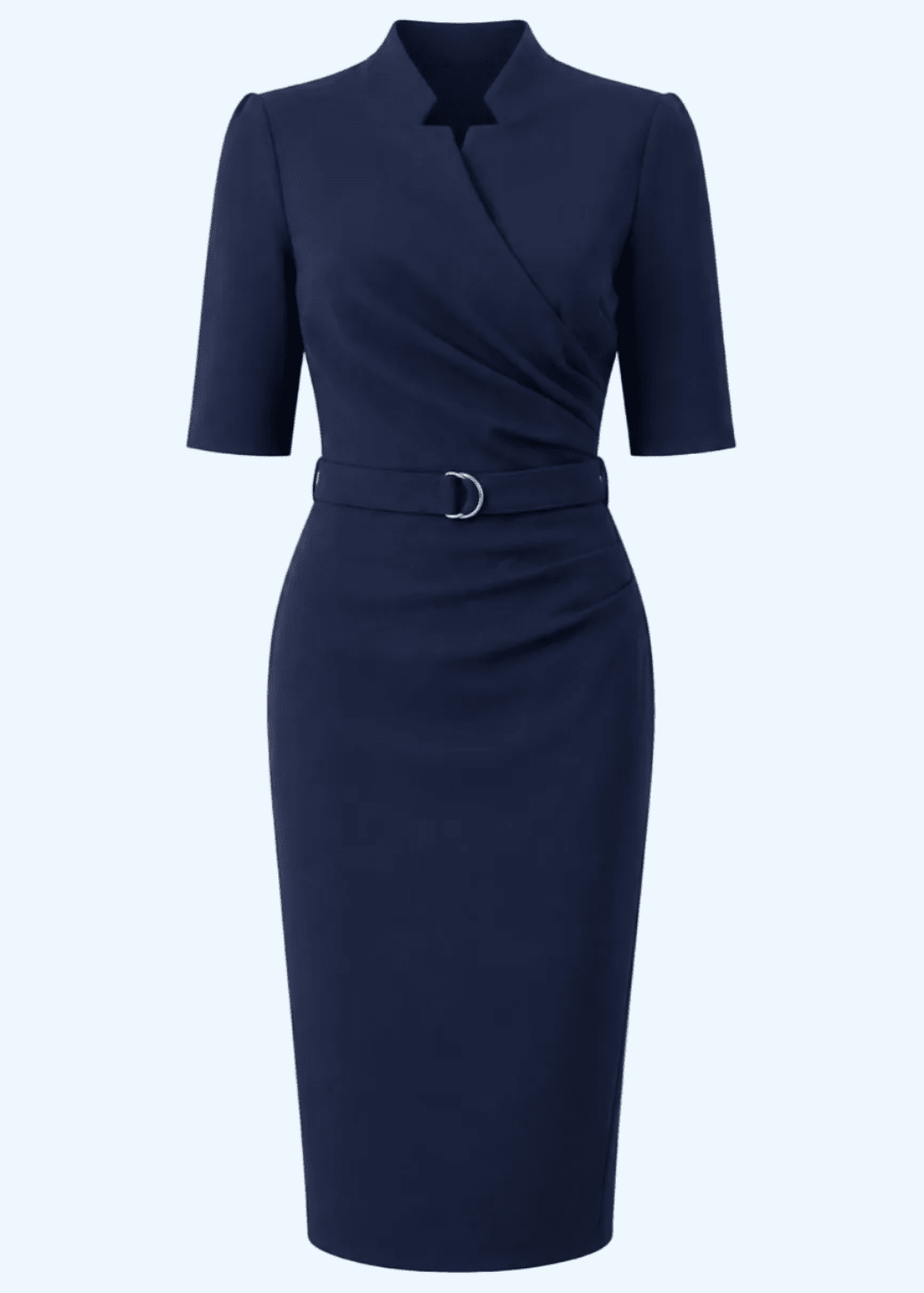 Piper Pencil Kjole - navy pencil kjole Pretty Dress Company