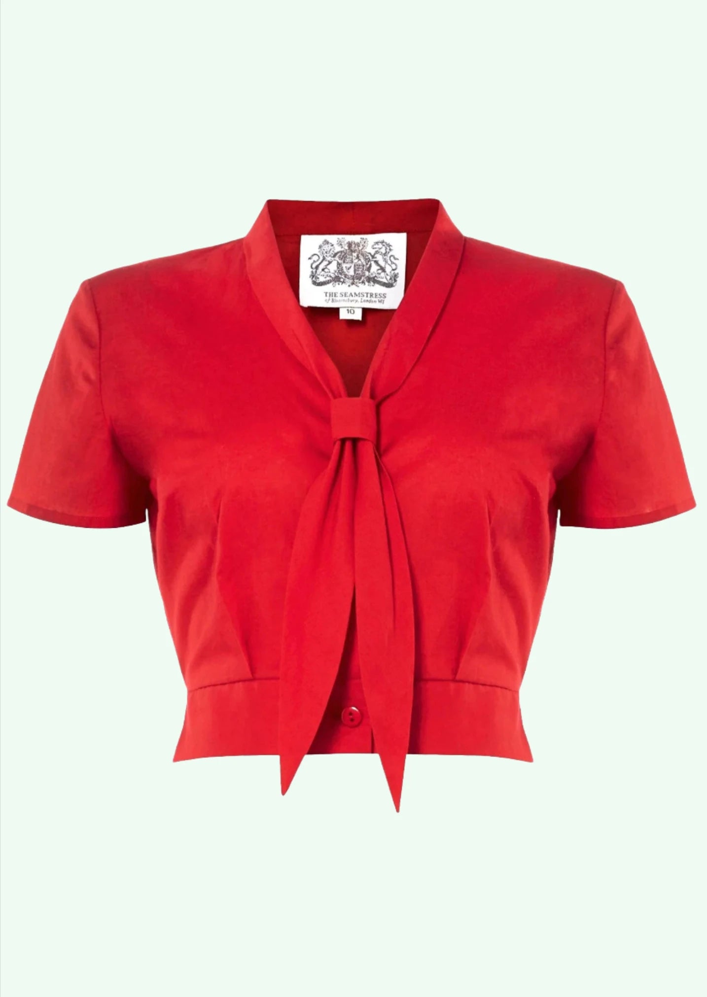 Bonnie 'sailor style' shirt - red