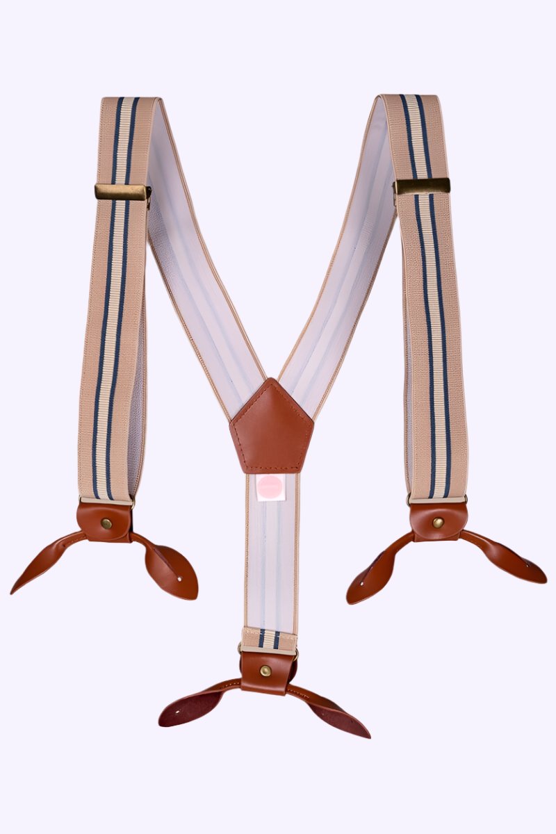 Sassy suspenders seler i ocean stripe tøj Mondo Kaos