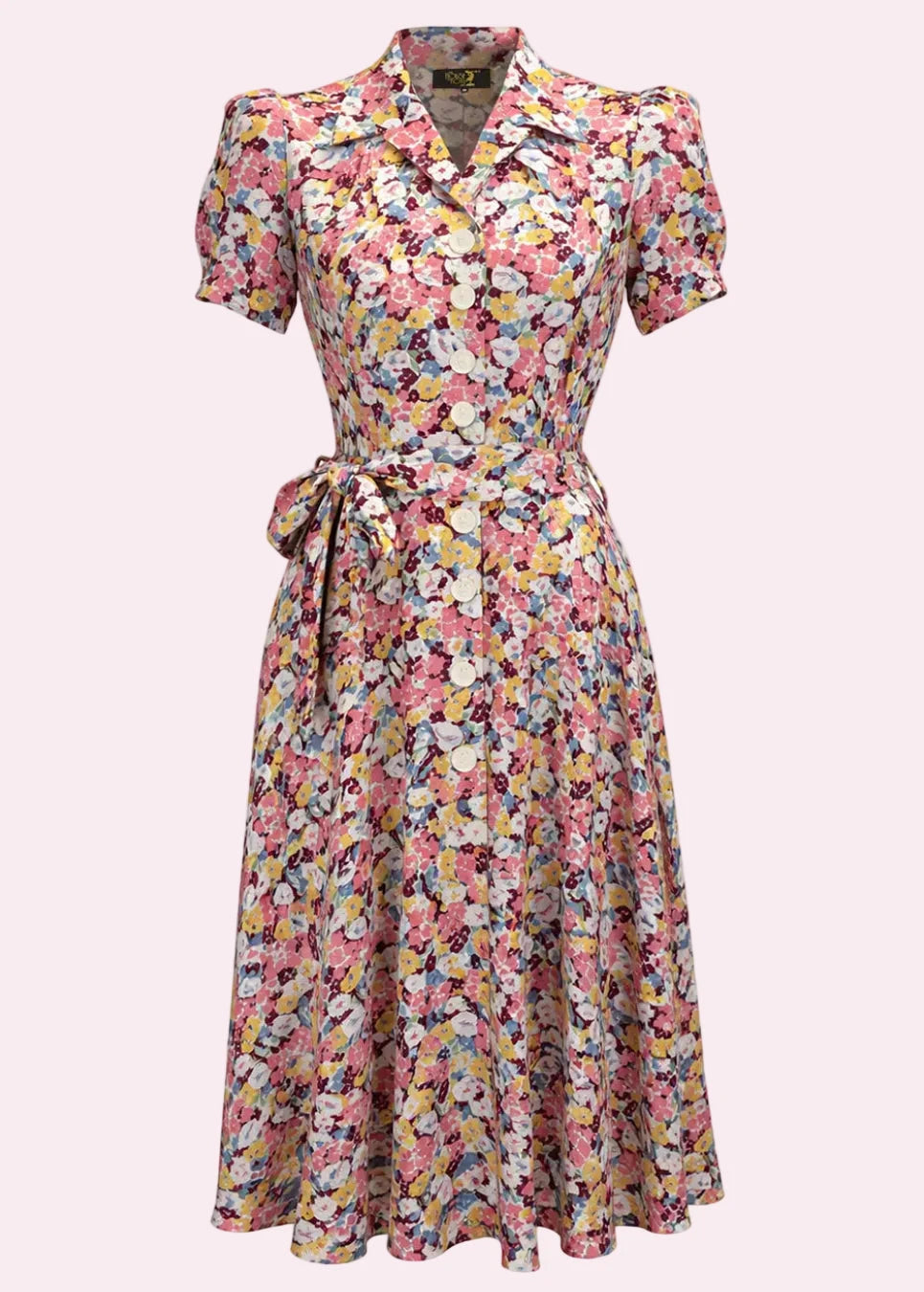 1940s style shirt dress