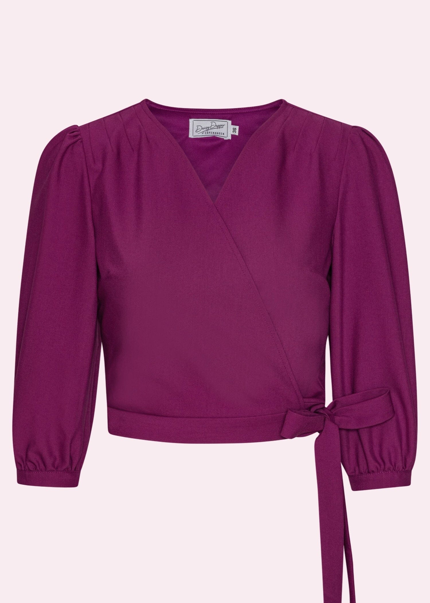 Slåom bluse i fuchsia pink bluse Daisy Dapper