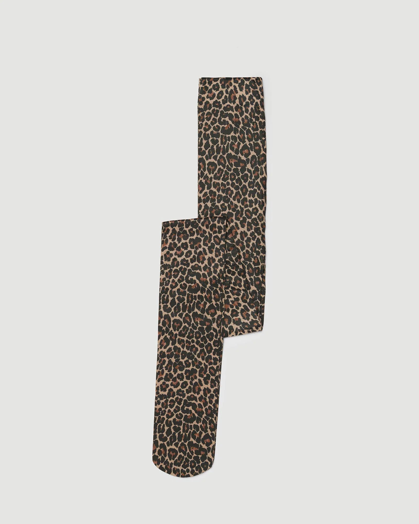Sofia strømpebukser i leopard Swedish Stockings