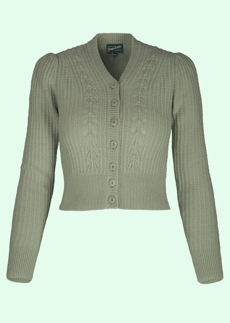 The Scandi Summer Cardi - Lys grøn cardigan Emmy Design