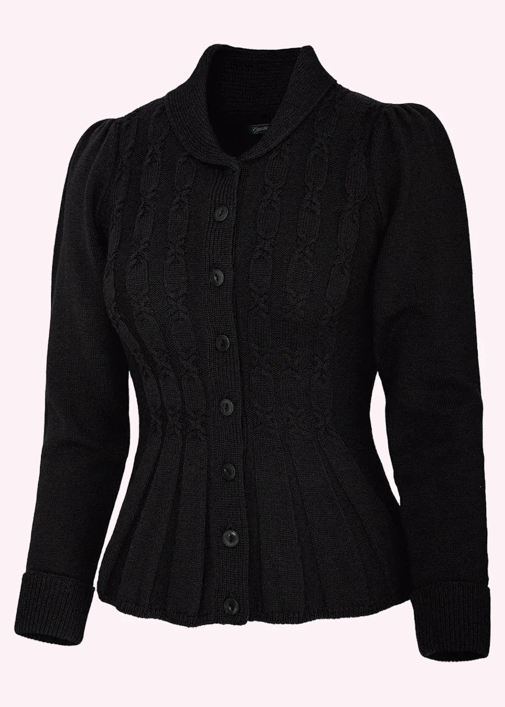 The Screen Siren Cardigan - Black cardigan Emmy Design
