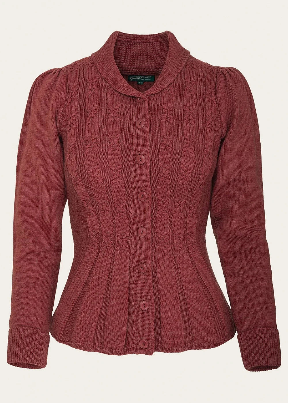 The Screen Siren Cardigan - Rust cardigan Emmy Design