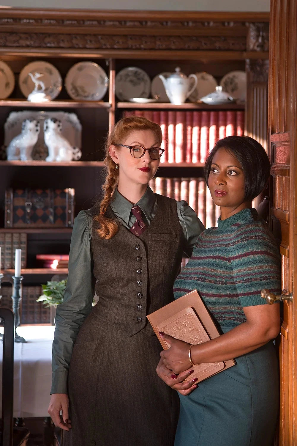 The Suit Up Waistcoat Brown pinstripe herringbone Emmy Design