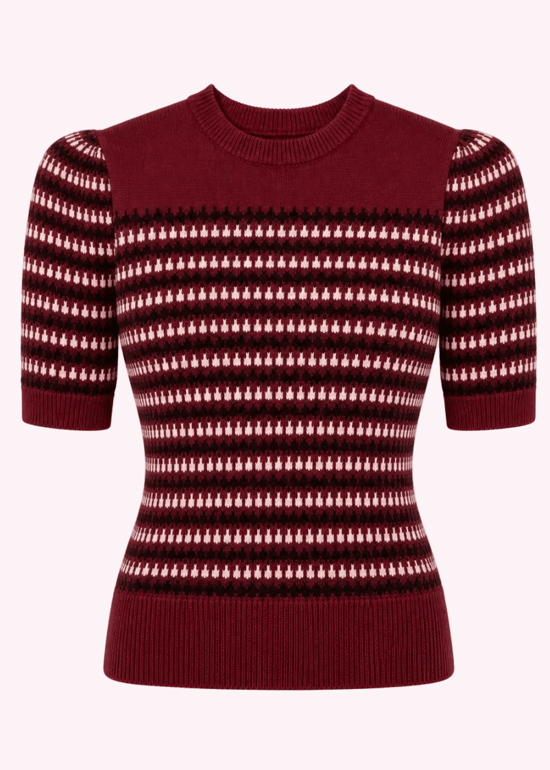 The Technicolor Dream Tee - Burgundy Emmy Design