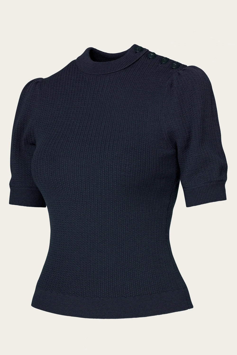 The Top Drawer Top i navy bluse Emmy Design