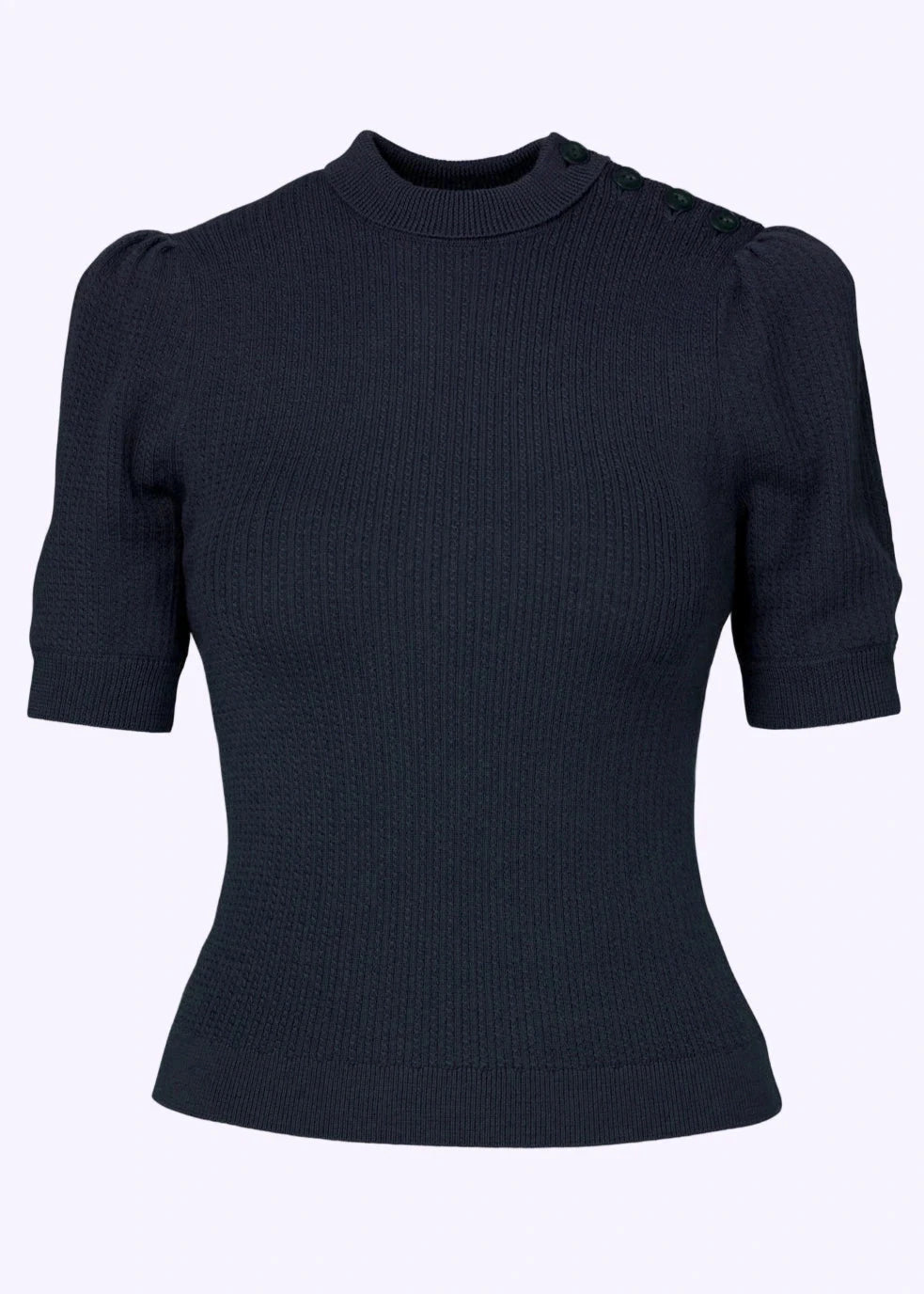 The Top Drawer Top i navy bluse Emmy Design