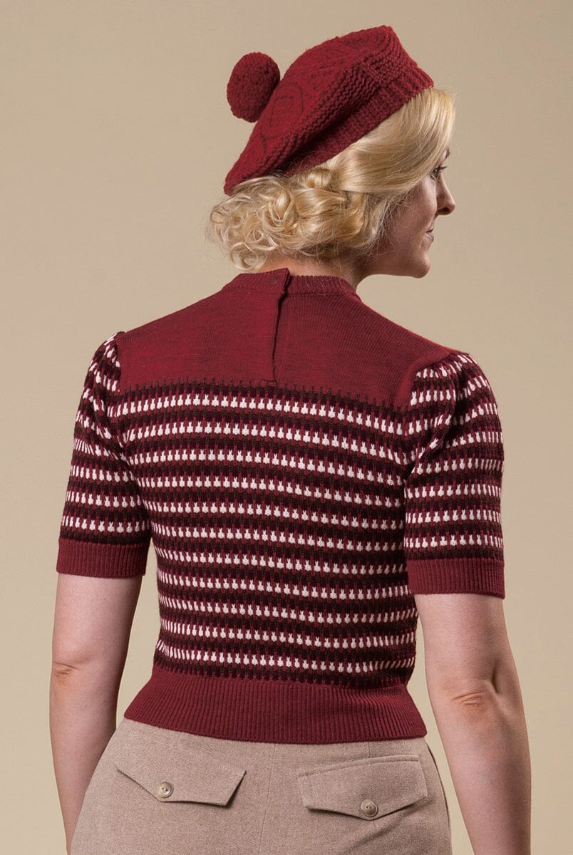 Emmy Design: The Technicolor Dream Tee, Burgundy Emmy Design