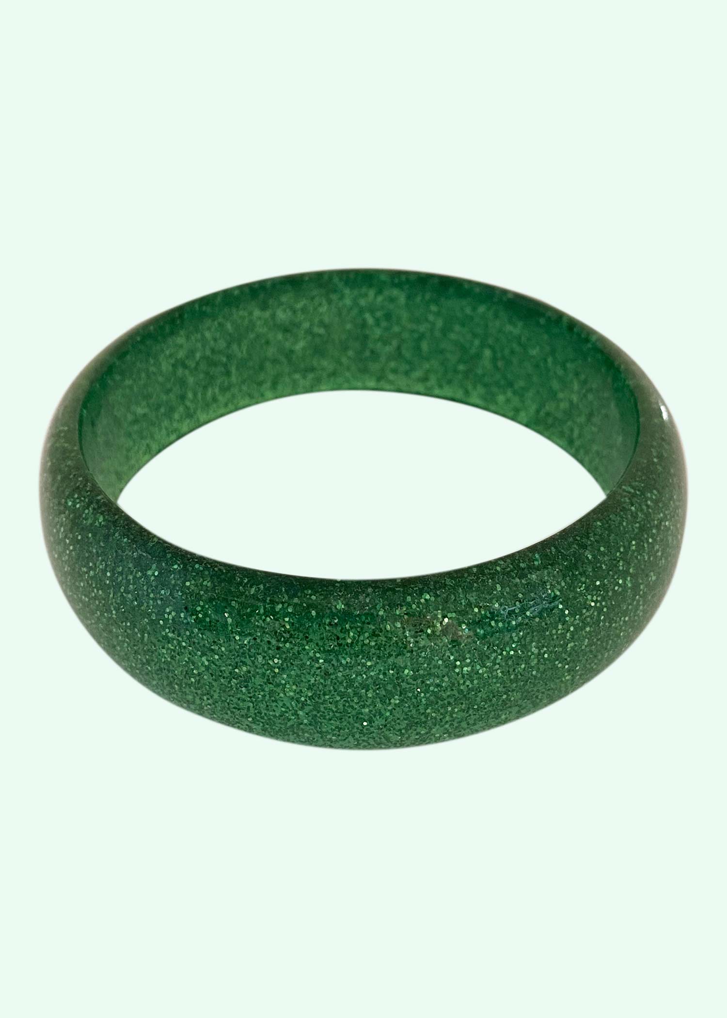 Rock It Rosie: Vintage style armbånd, grøn med glitter Accessories Mondo Kaos