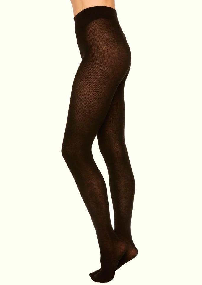 Swedish Stockings: Alice Cashmere tights strømpebukser i sort (ONLINE EXCLUSIVE) Swedish Stockings