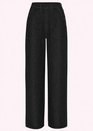 1940's button jeans - sort denim jeans Freddies Of Pinewood 