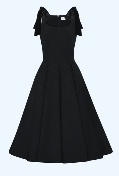 1950'er Josephine swing kjole - sort swing kjole Pretty Dress Company 