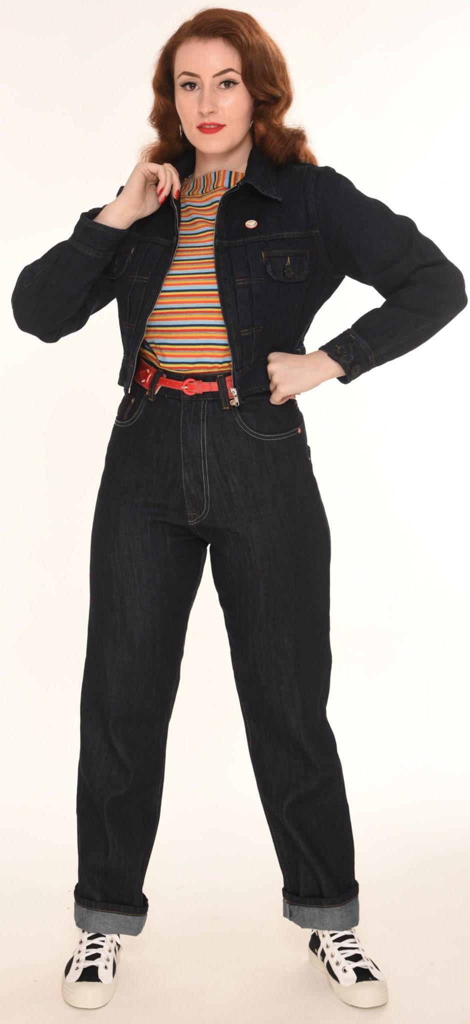 1950's Norma jeans in blue from Freddies of Pinewood