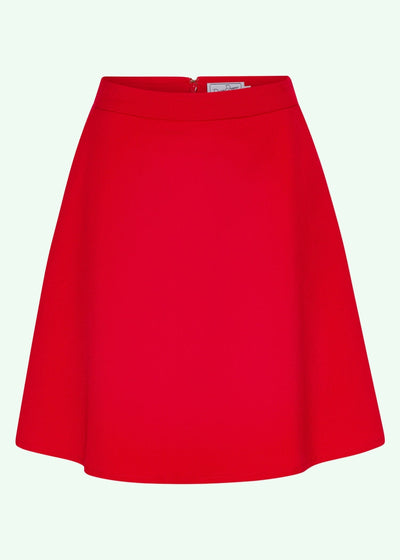 A-line nederdel i rød Nederdel Daisy Dapper 
