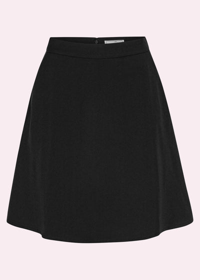 A-line nederdel i sort Nederdel Daisy Dapper 