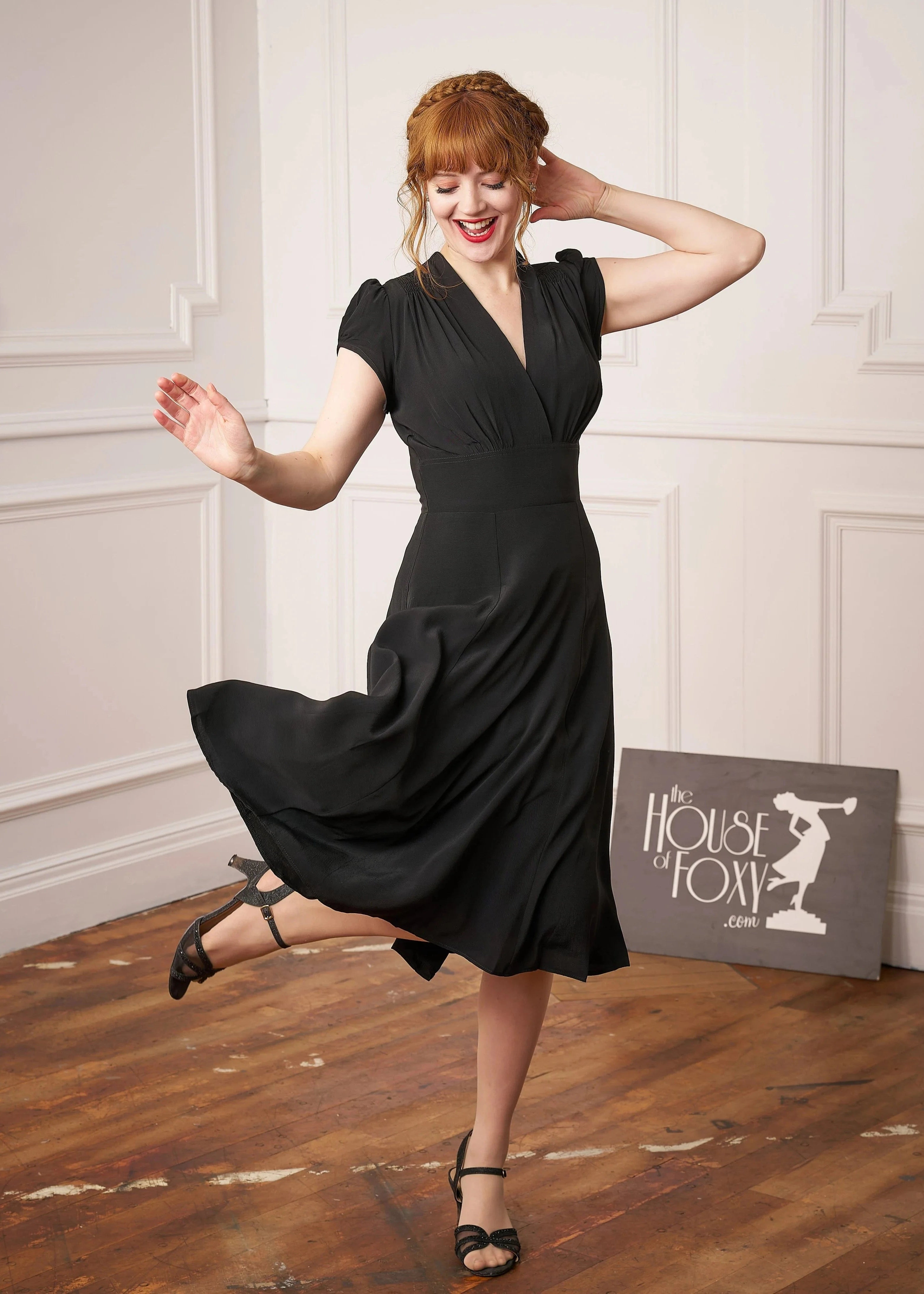 black vintage style dresses A-line dress in feminine color:Orange Gisela Pink Satin Corset this dress hugs your Color:Blush Pink As Picture