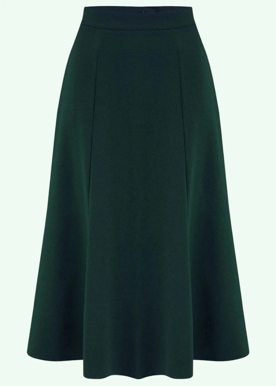 Bette Midi nederdel i flaskegrøn aline nederdel Weekend Doll 