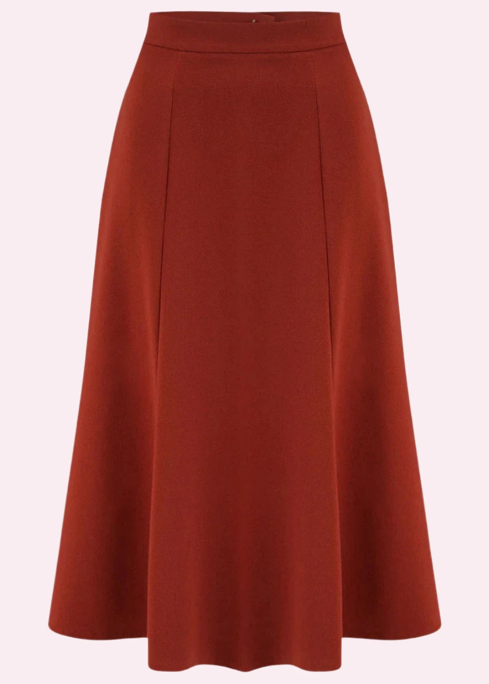 Bette Midi nederdel i rustrød aline nederdel Weekend Doll 