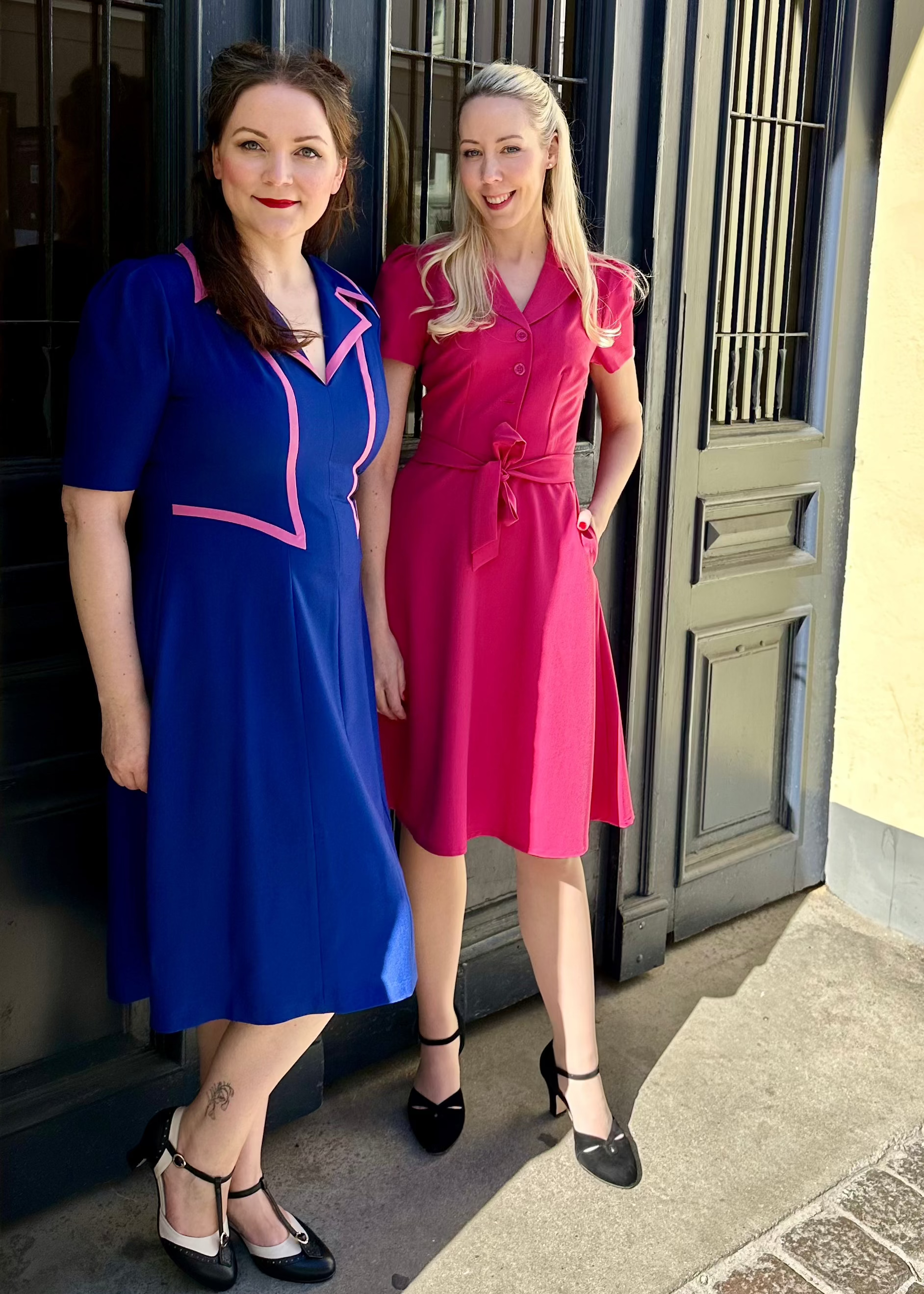 Betty skjortekjole i raspberry Kjoler Daisy Dapper 