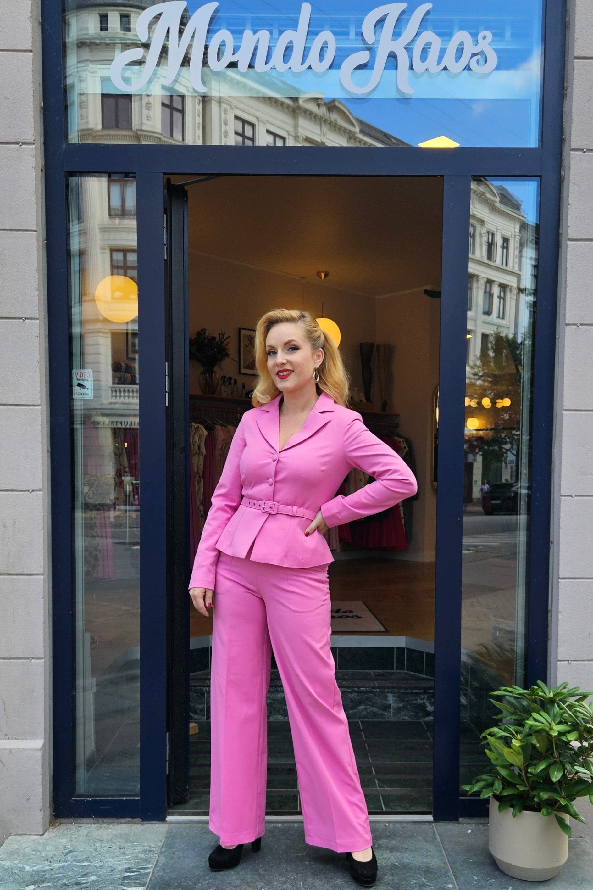 Billie bukser i cerise pink bukser Daisy Dapper 