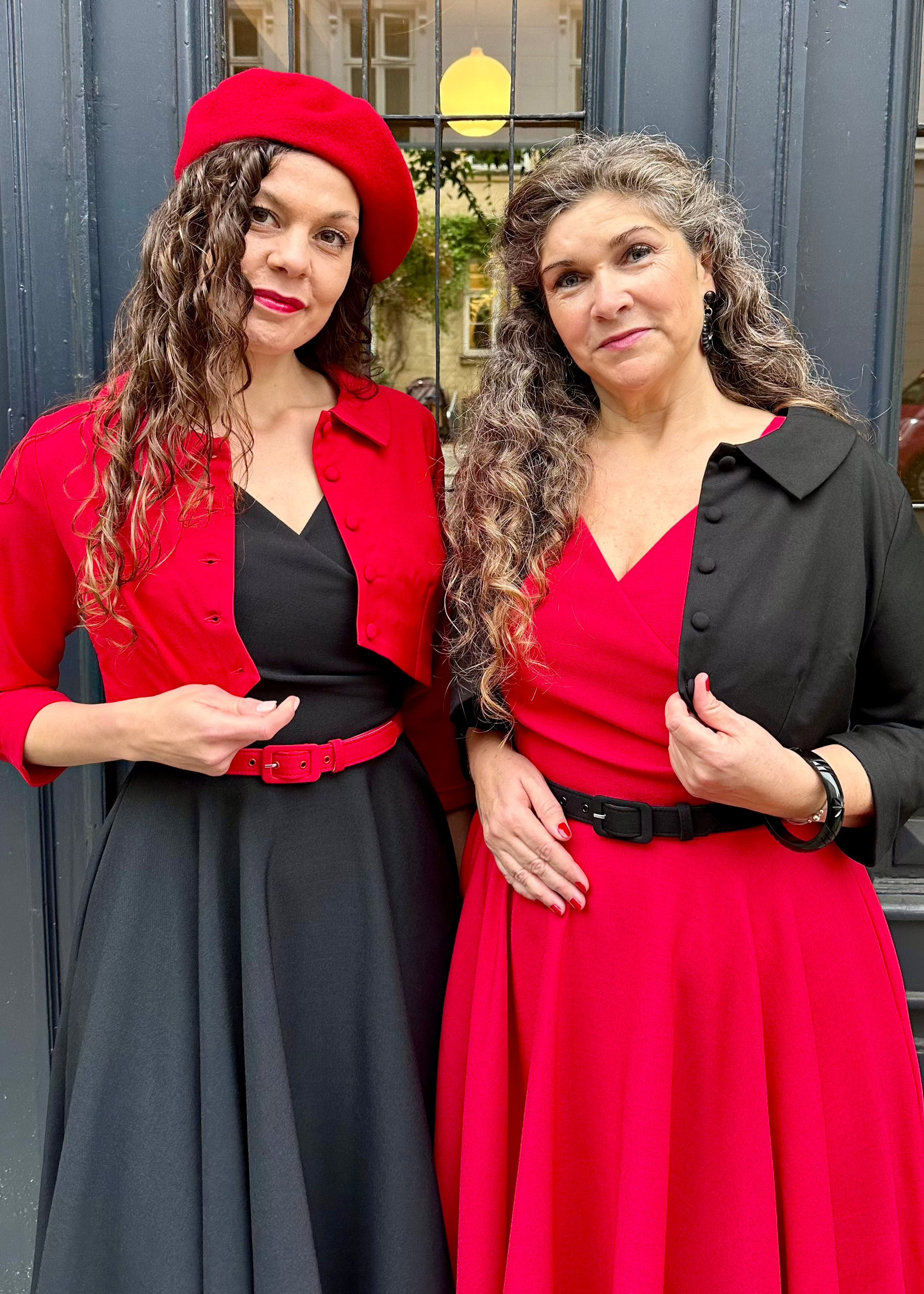 Bolero jakke i rød jakke Daisy Dapper 