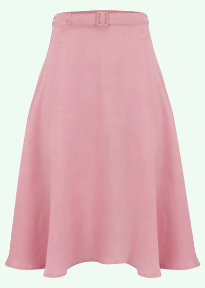 Circle skirt - nederdel i sart pink tøj Seamstress Of Bloomsbury 